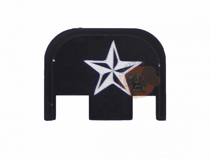 Star Engraved Glock Back Plate (Full Size/G42/G43)-0