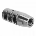 Stainless 5/8x24 3 Port Compensator KM Tactical