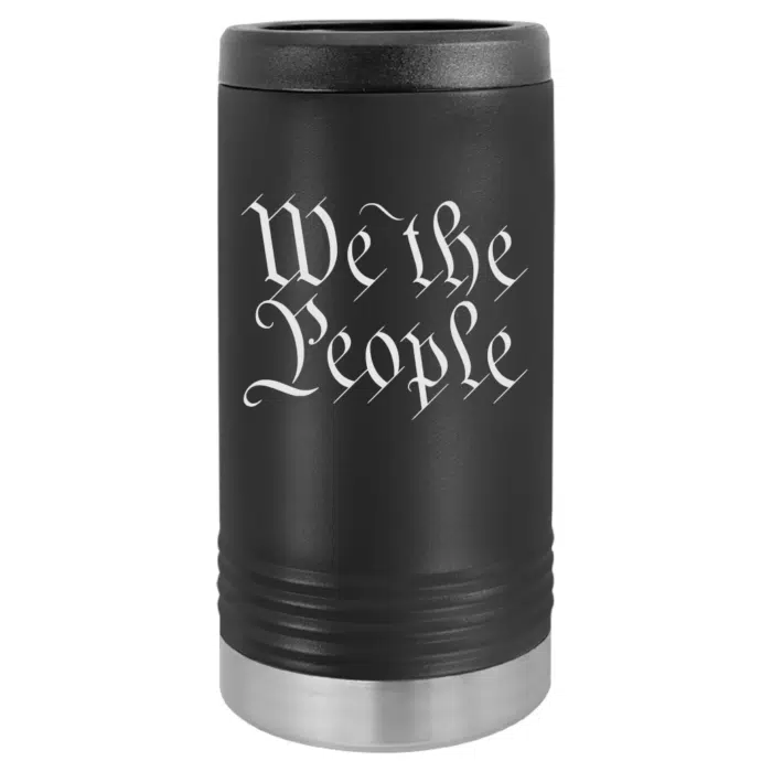 we the people engraved beverage holder